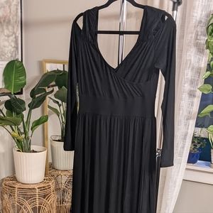Women's Long Black Dress
